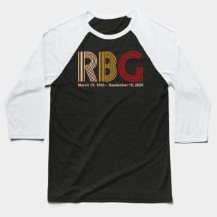 Ruth Bader Ginsburg  Notorious RBG Baseball T-Shirt